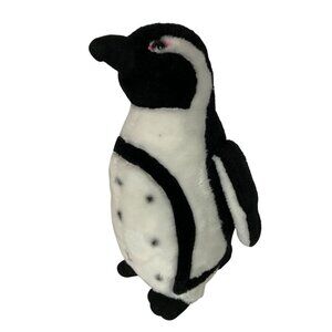 The Petting Zoo 1994 Spotted Penguin Plush Black White Stuffed Animal Vintage